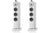 Bowers & Wilkins 702 S3 3-Way Floorstanding Speaker (Pair) in white, showcasing elegant design and powerful sound features.