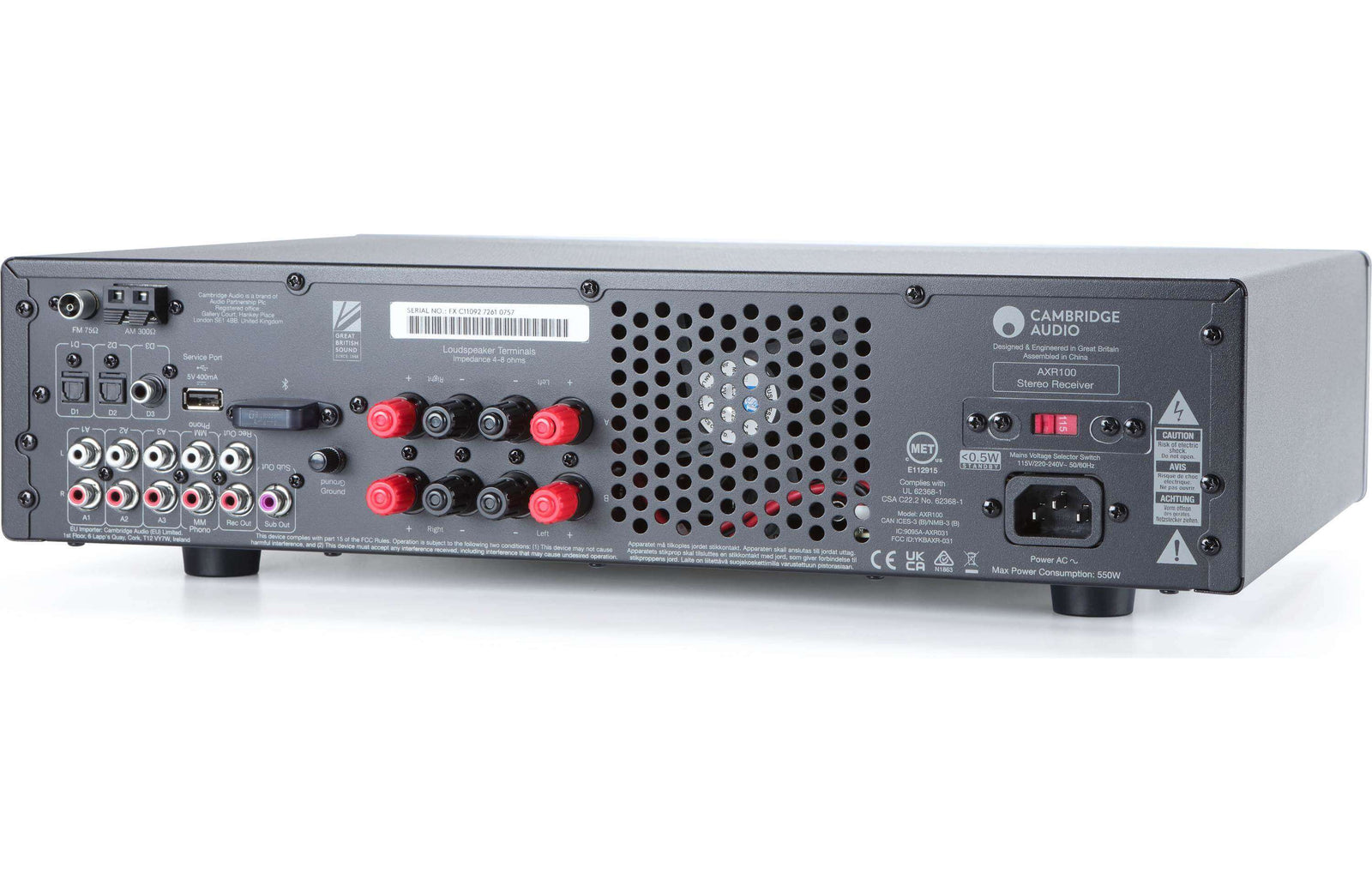 Cambridge Audio AXR100 AM/FM Stereo Receiver - Safe and Sound HQ
