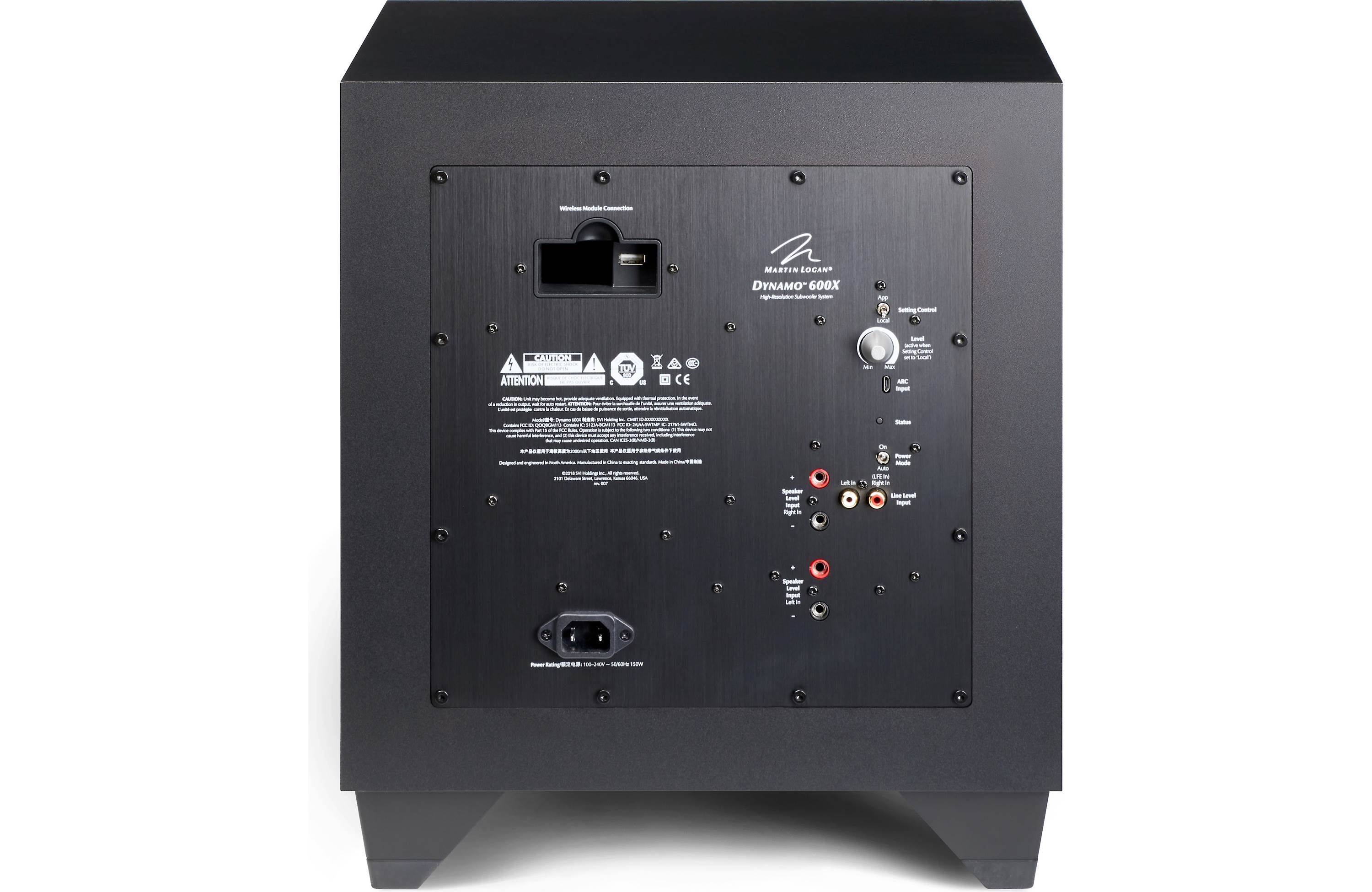 Martin Logan Motion 2i Speakers and Motion 6i Center Refurbished, Dynamo 600X Subwoofer and Yamaha RX-V4A 5.1 Speaker Bundle - Safe and Sound HQ