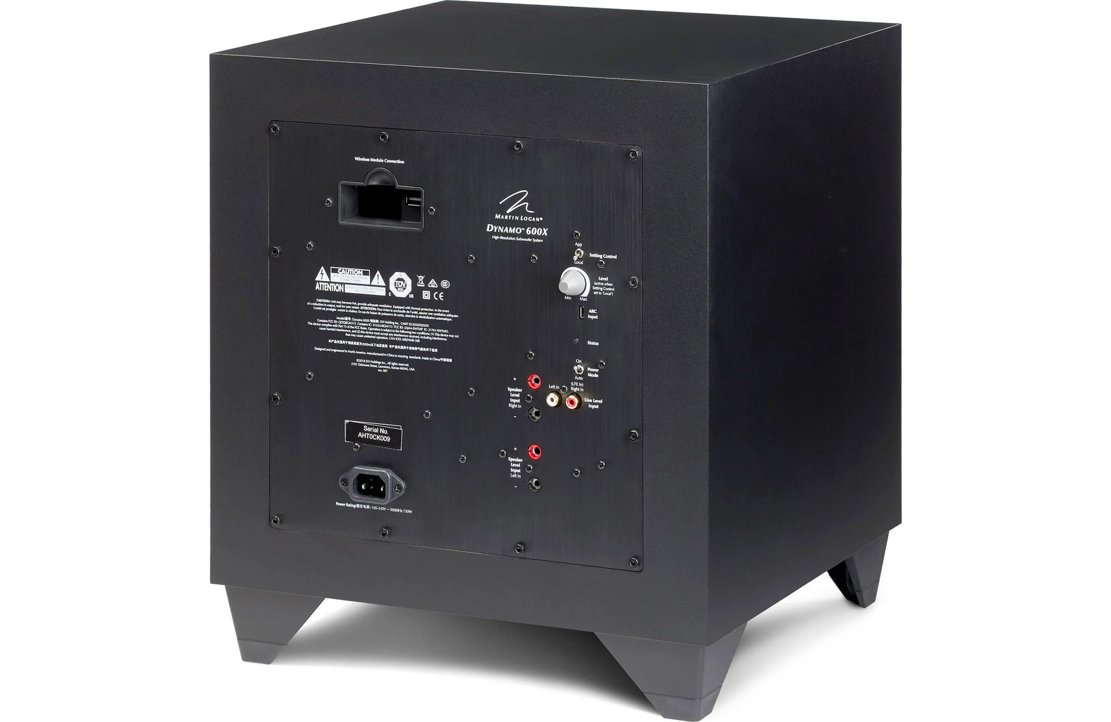 Martin Logan Motion 2i Speakers and Motion 6i Center Refurbished, Dynamo 600X Subwoofer and Yamaha RX-V4A 5.1 Speaker Bundle - Safe and Sound HQ