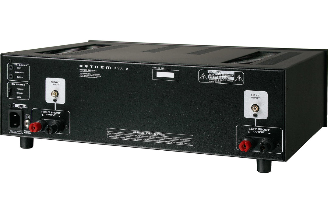Anthem PVA 2 Stereo Power Amplifier - Safe and Sound HQ