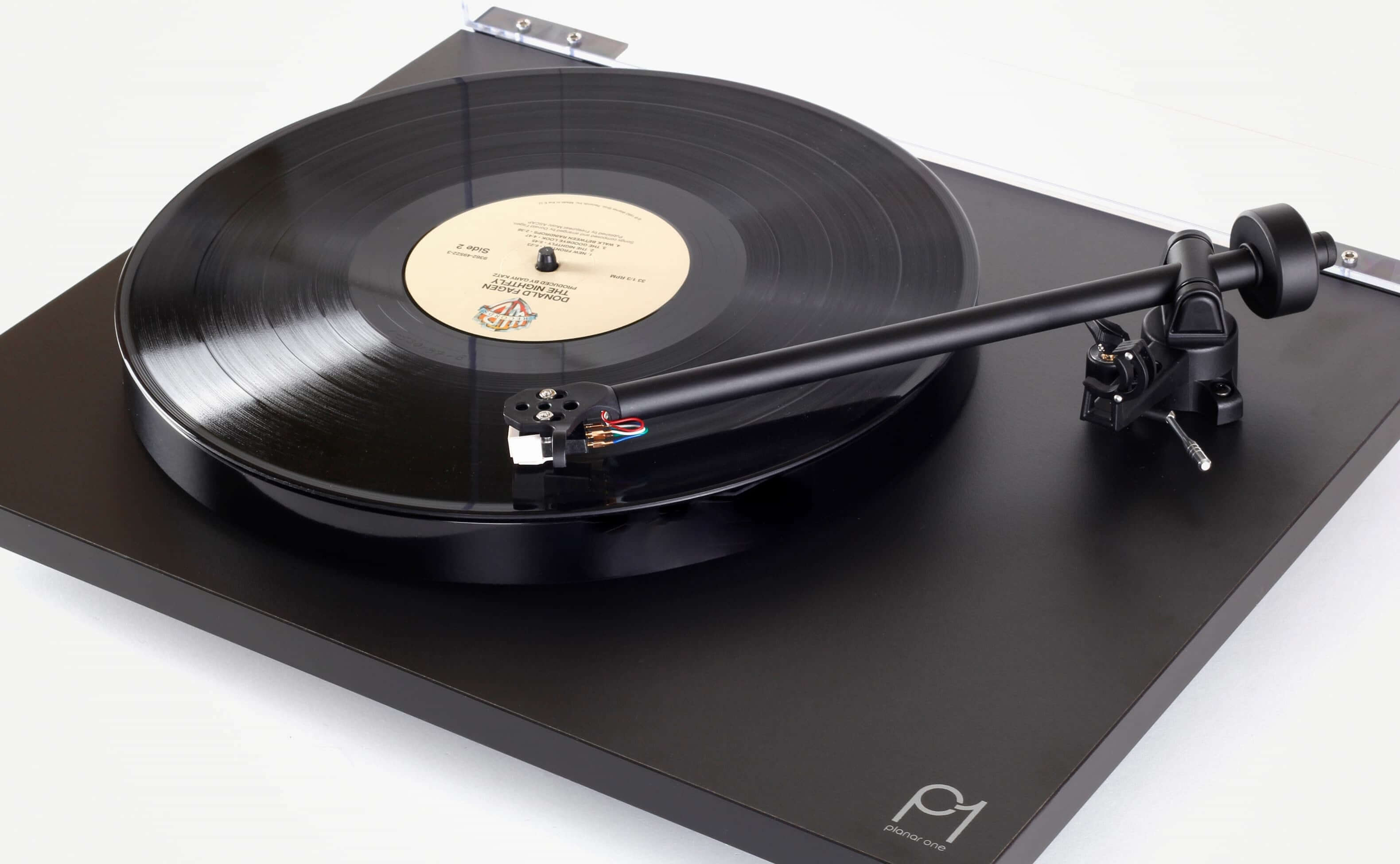 Rega Planar 1 Turntable with Carbon MM Cartridge Matte Black Open Box - Safe and Sound HQ