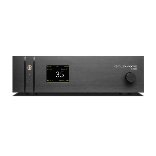 Gold Note IS-1000 Deluxe MKII Integrated Amplifier and Music Streamer - Safe and Sound HQ