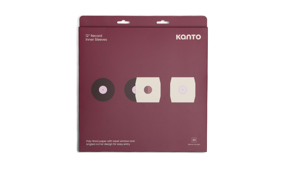 Kanto TT-IS20 Poly-Lined Paper Inner Sleeves for 12
