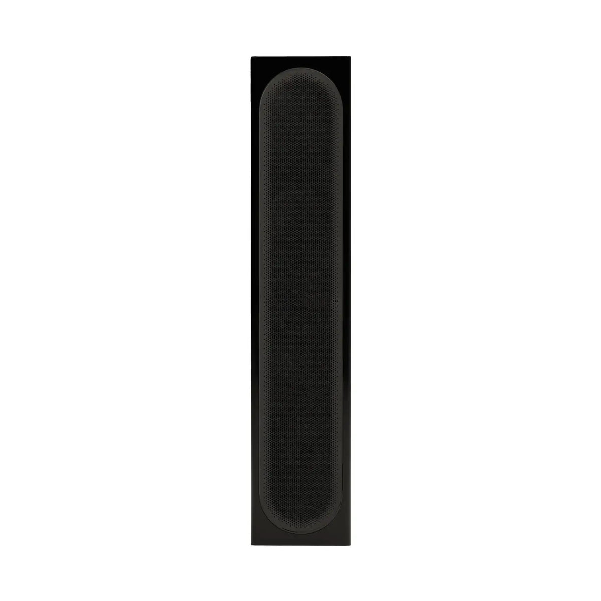 Monitor Audio Radius On-Wall 4G On-Wall Speaker (Each) front view in sleek black finish.