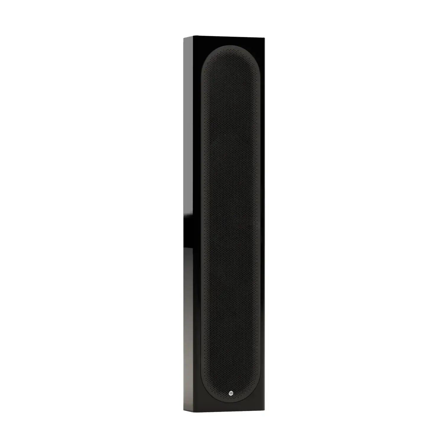 Monitor Audio Radius On-Wall 4G On-Wall Speaker (Each) in sleek black design, ideal for enhancing TV audio.