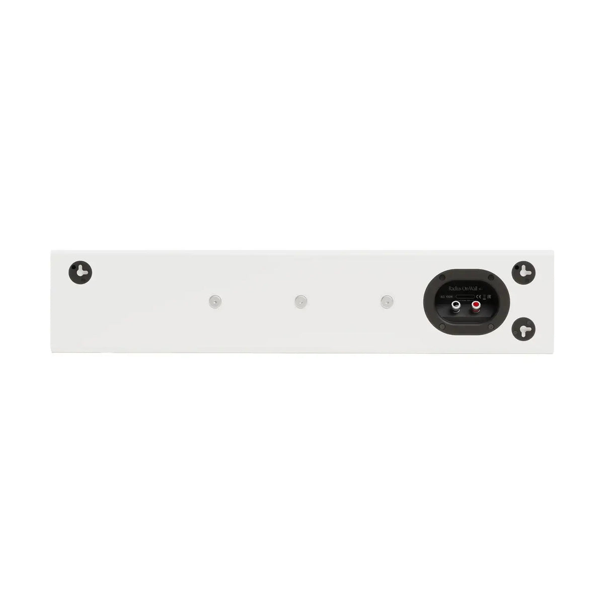 Monitor Audio Radius On-Wall 4G On-Wall Speaker (Each) rear view showing connection ports.