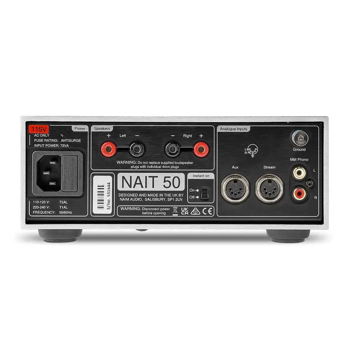 Naim Audio Nait 50 Limited Edition Integrated Amplifier - Safe and Sound HQ