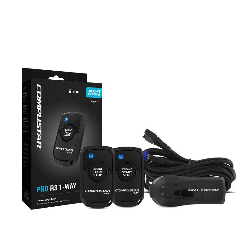 Compustar RF-P1WR3-FM 1-Way, 3000' Range Remote Kit - Safe and Sound HQ