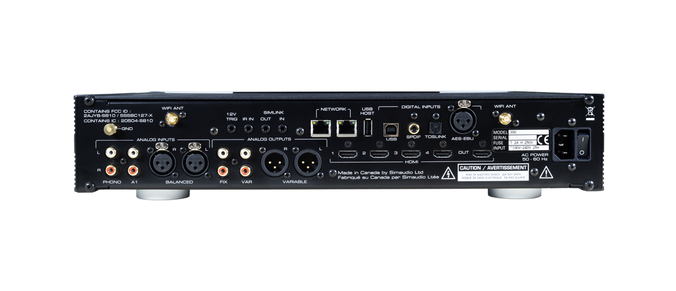 Simaudio 390 Moon Network Player and Preamplifier - Safe and Sound HQ