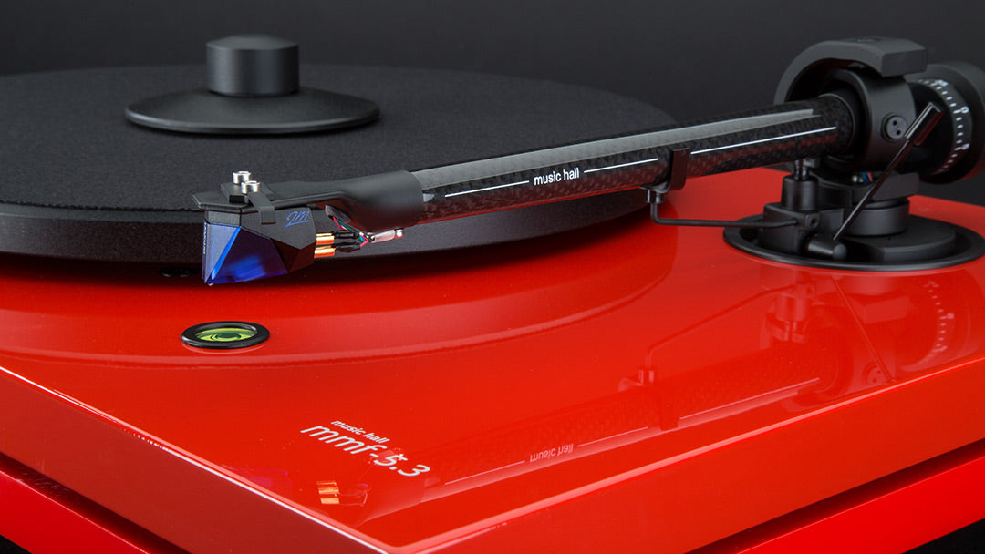 Music Hall MMF-5.3LE Belt-Drive Turntable with Pre-mount Orotofon 2M Blue Cartridge Ferrari Red - Safe and Sound HQ