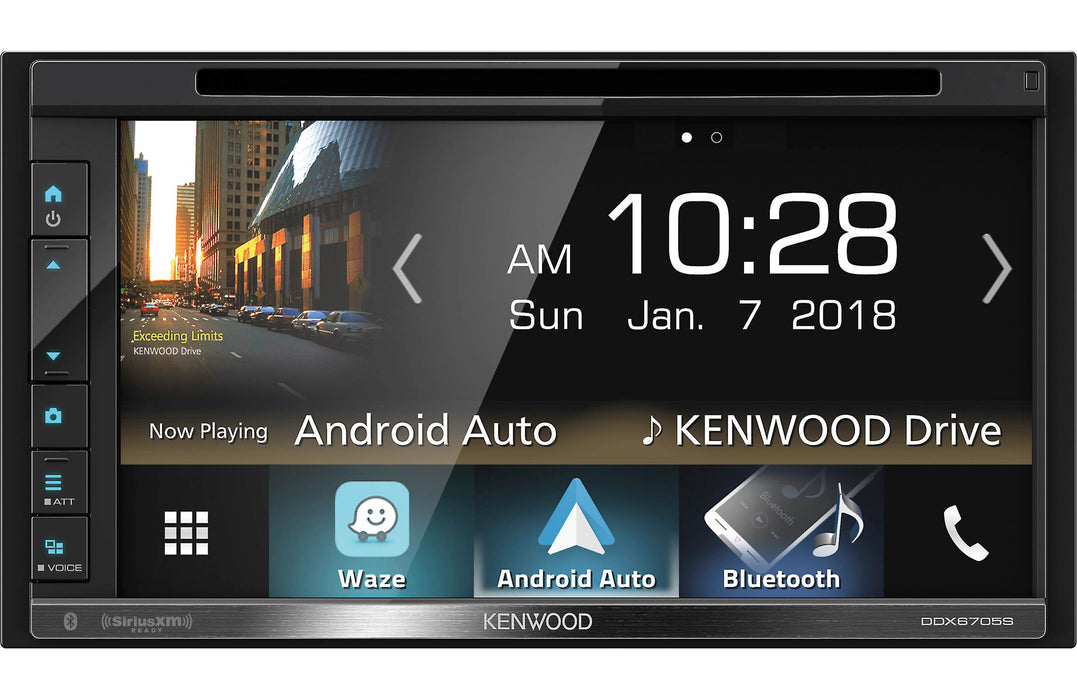 Kenwood DDX6705S 6.8" DVD Receiver with Bluetooth - Safe and Sound HQ