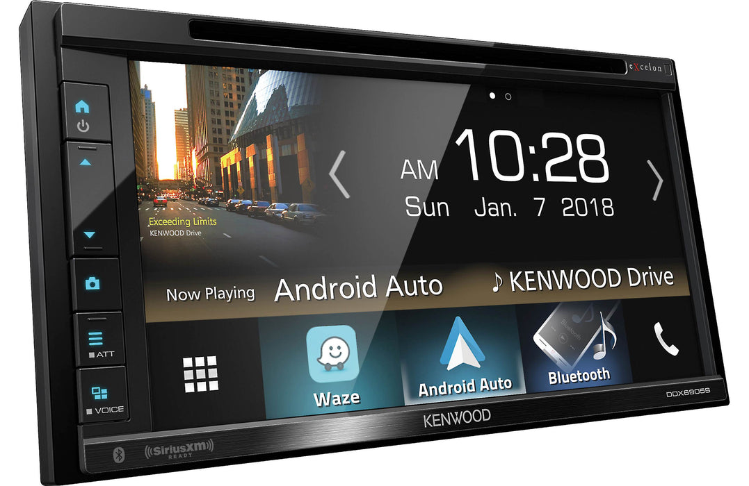 Kenwood DDX6905S 6.8" DVD Receiver with Bluetooth - Safe and Sound HQ