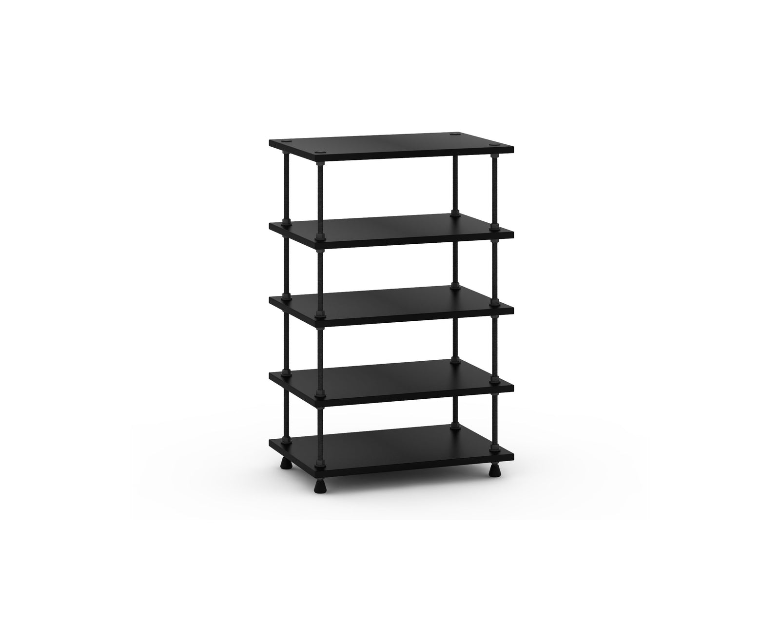 Salamander Designs Archetype 5 Shelf A/V Stand Black - Safe and Sound HQ