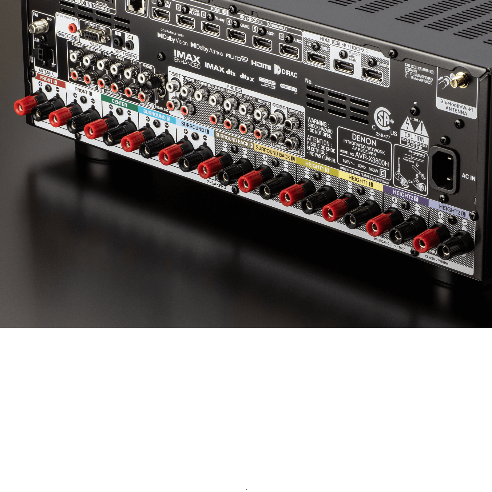 Denon AVR-X3800H 9.4 Channel 8K A/V Receiver – Safe and Sound HQ Denon AVR-X3800H 9.4 Channel 8K A/V Receiver – Safe and Sound HQ