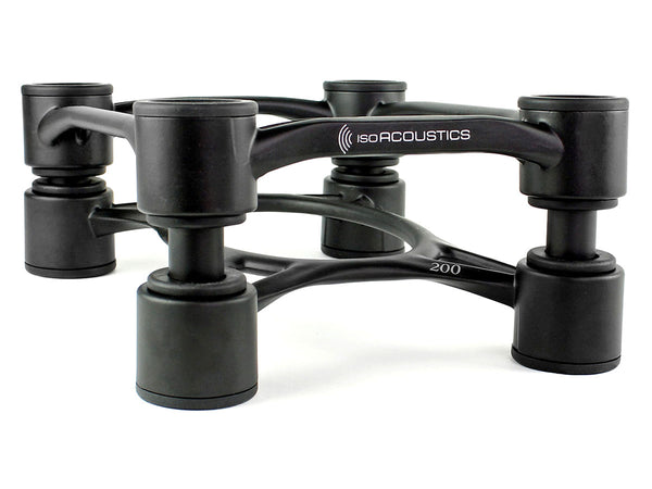 Isoacoustics Aperta200 Sculpted Aluminum Acoustic Isolation Stands (Pair) - Safe and Sound HQ
