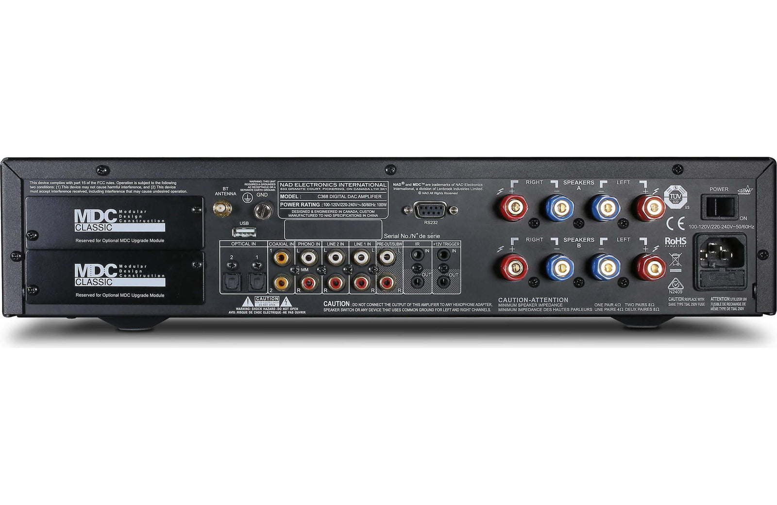 NAD Electronics C 368 Hybrid Digital DAC Amplifier - Safe and Sound HQ