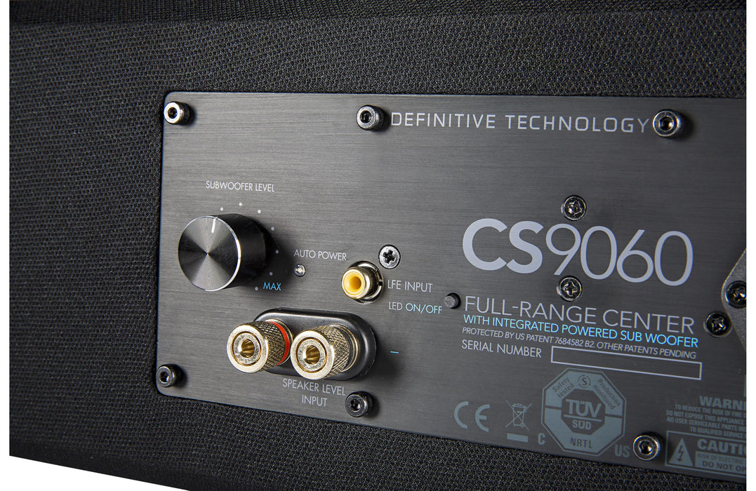 Definitive Technology CS9060 Center Channel Speaker with Powered Subwoofer - Safe and Sound HQ