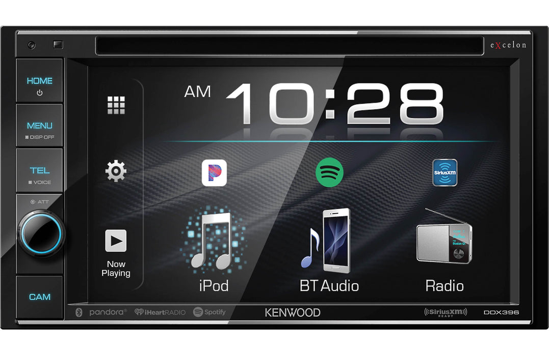 Kenwood Excelon DDX396 6.2" DVD Receiver with Bluetooth - Safe and Sound HQ