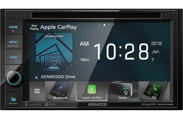 Kenwood DDX5706S 6.2" DVD Multimedia Double Din Receiver - Safe and Sound HQ