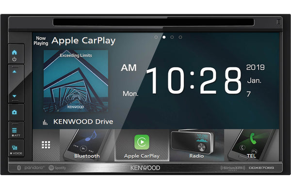 Kenwood DDX6706S 6.8" DVD Receiver with Bluetooth - Safe and Sound HQ