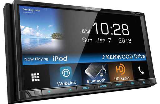 Kenwood DDX775BH 7" DVD Receiver with Bluetooth - Safe and Sound HQ