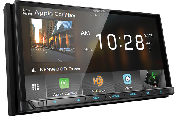 Kenwood DDX9705S Double-Din DVD Receiver with Bluetooth - Safe and Sound HQ