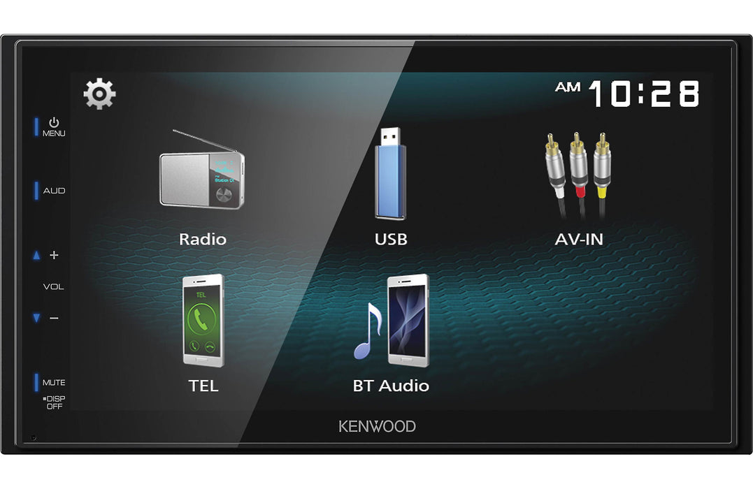 Kenwood DMX125BT Digital Multimedia Receiver with Bluetooth - Safe and Sound HQ