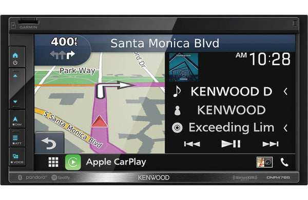 Kenwood Excelon DNR476S 6.8" Digital Multimedia Navigation Receiver with Bluetooth - Safe and Sound HQ