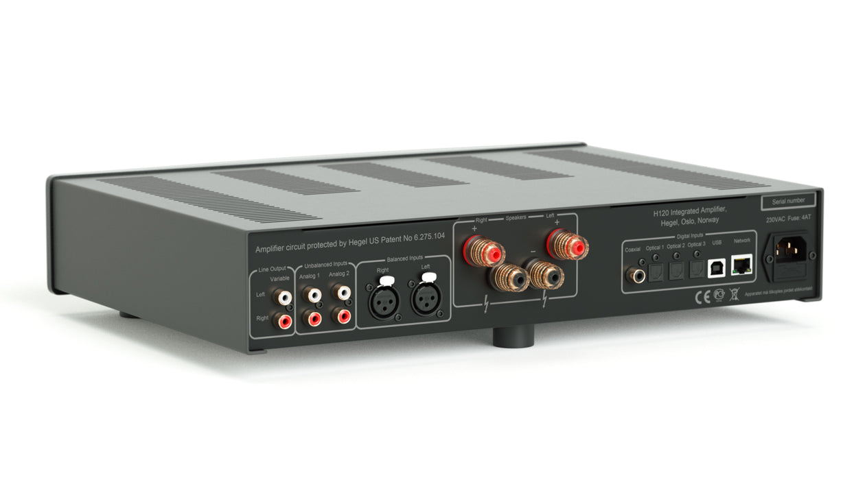 Hegel Music Systems H120 Integrated Amplifier with DAC - Safe and Sound HQ