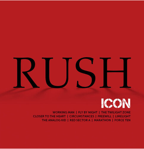 RUSH - ICON (CLEAR VINYL) - Safe and Sound HQ