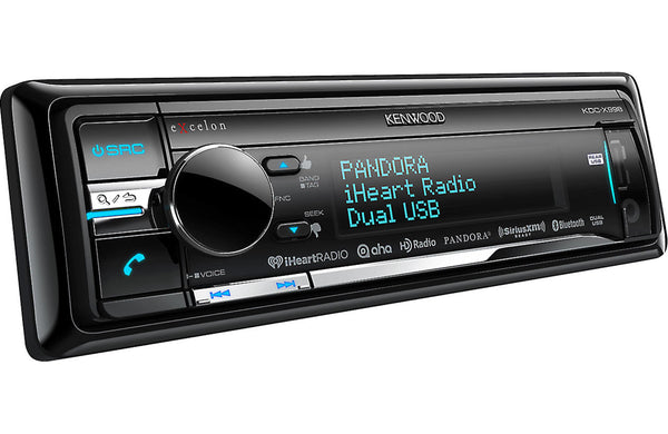 Kenwood Excelon KDC-X998 CD Receiver with Built-In Bluetooth and HD Radio - Safe and Sound HQ