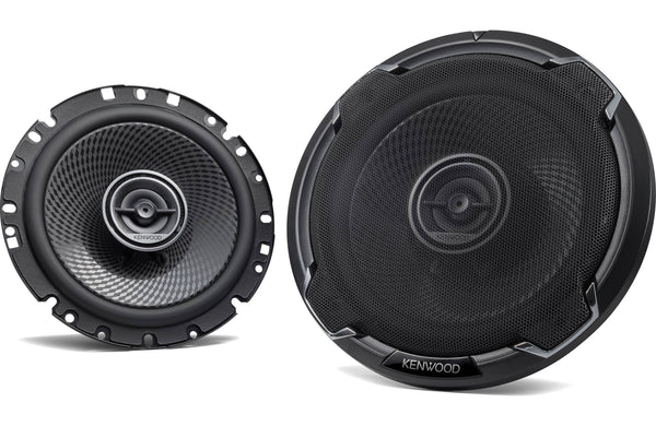 Kenwood KFC-1796PS 6 3/4" Round 2-Way Coaxial Speaker (Pair) - Safe and Sound HQ
