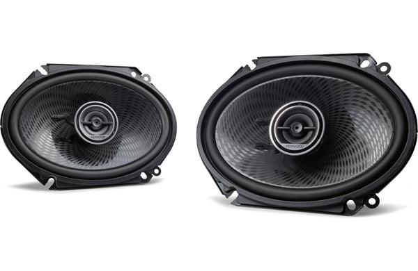 Kenwood KFC-C6896PS 6" x 8" Oval Custom Fit 2-Way Coaxial Speaker (Pair) - Safe and Sound HQ