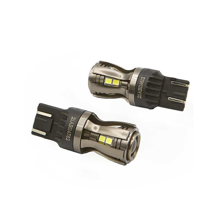 Lucas Lighting L-7443W 7443 16 LED High Output Canbus Bulb White (Pair) - Safe and Sound HQ