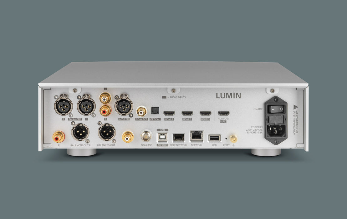 Lumin P1 Music Streamer and Preamplifier with DAC - Safe and Sound HQ