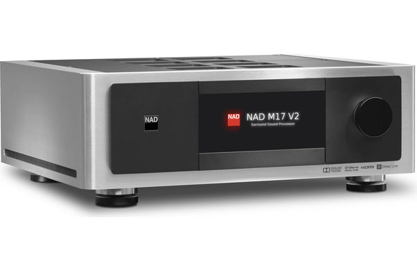 NAD Electronics M17 V2 Masters Surround Sound Preamp Processor Factory Refurbished - Safe and Sound HQ