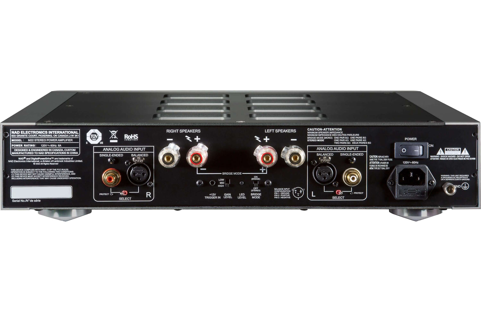 NAD Electronics M22 V2 Stereo Power Amplifier - Safe and Sound HQ