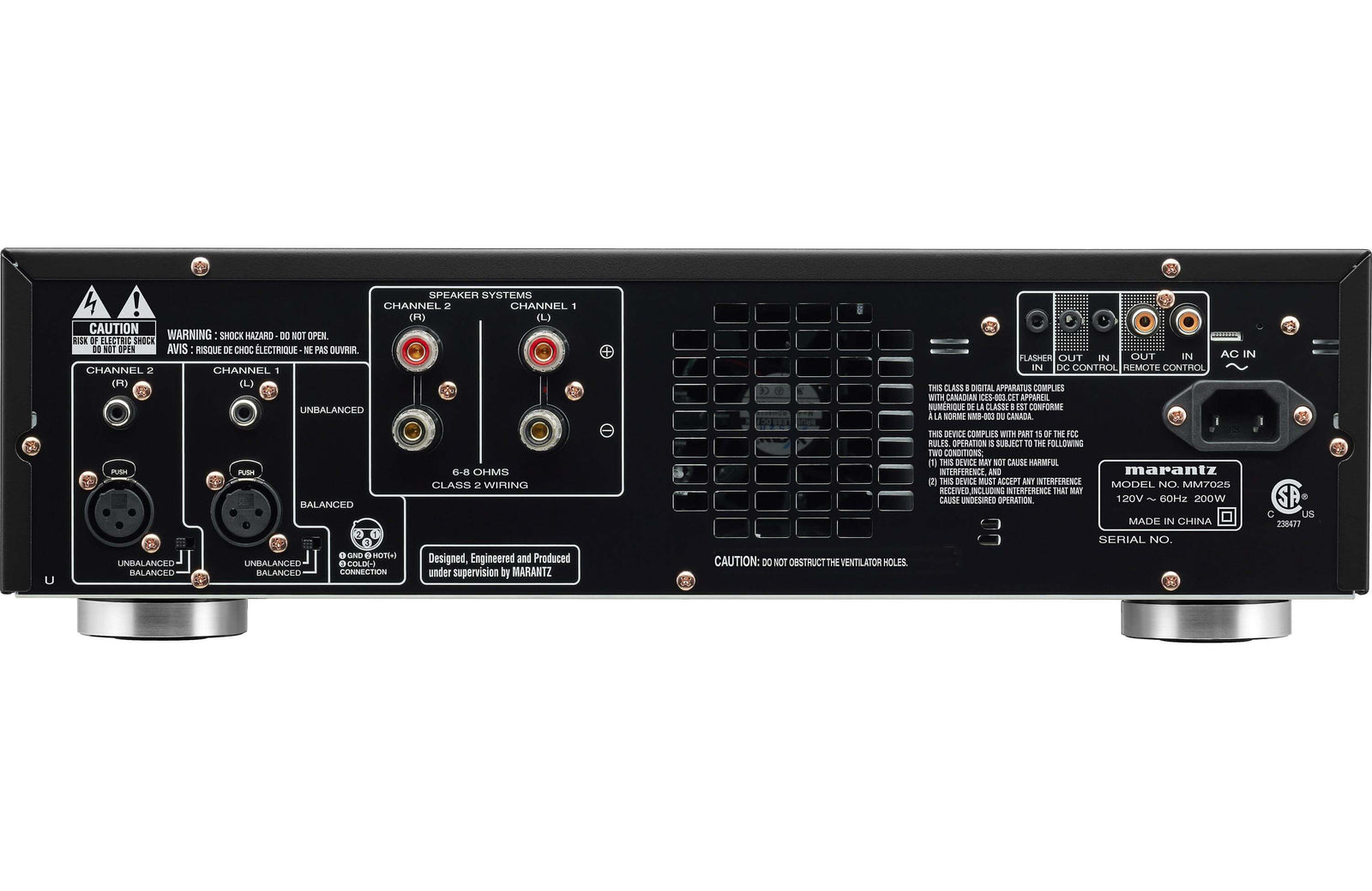 Marantz MM7025 2 Channel Home Theater Power Amplifier - Safe and Sound HQ