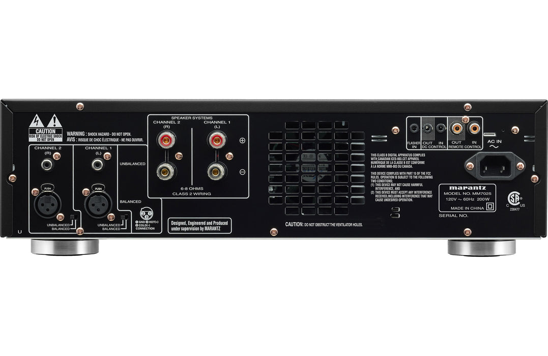 Marantz MM7025 2 Channel Home Theater Power Amplifier - Safe and Sound HQ