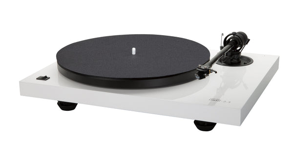 Music Hall MMF-2.3WH 2-Speed Belt-Drive with Phono Cartridge Gloss White - Safe and Sound HQ