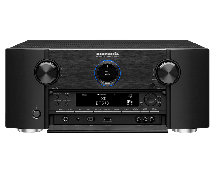 Marantz SR7015 9.2 Channel 8K AV receiver with 3D Audio, HEOS, and Voice Control Open Box - Safe and Sound HQ