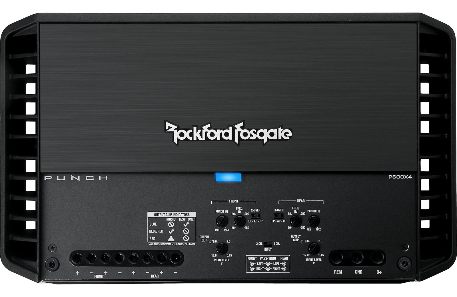 Rockford Fosgate P600X4 Punch 600 Watt 4 Channel Amplifier - Safe and Sound HQ