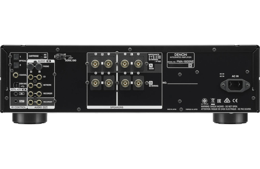 Denon PMA-1600NE Integrated Amp with DAC Mode for High Resolution Audio - Safe and Sound HQ