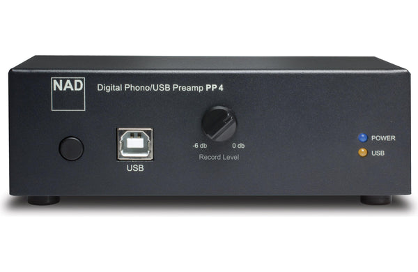 NAD Electronics PP 4 Digital Phono USB Preamplifier Factory Refurbished - Safe and Sound HQ