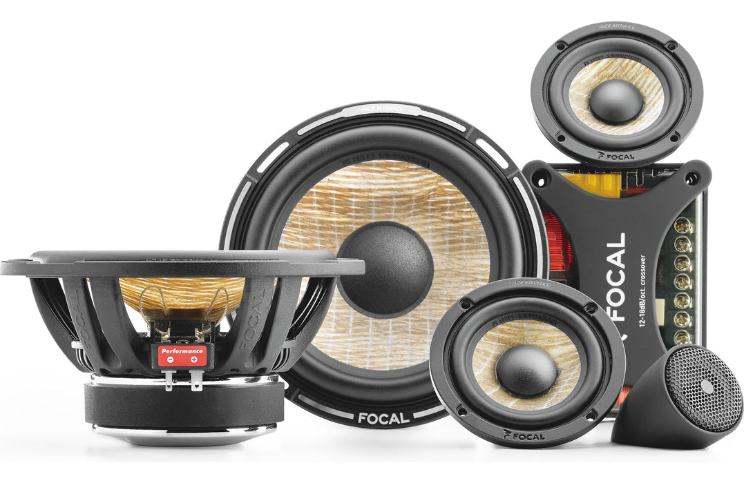 Focal PS 165 F3 Performance Expert 6.5" 3 Way Component Speaker (Pair) - Safe and Sound HQ