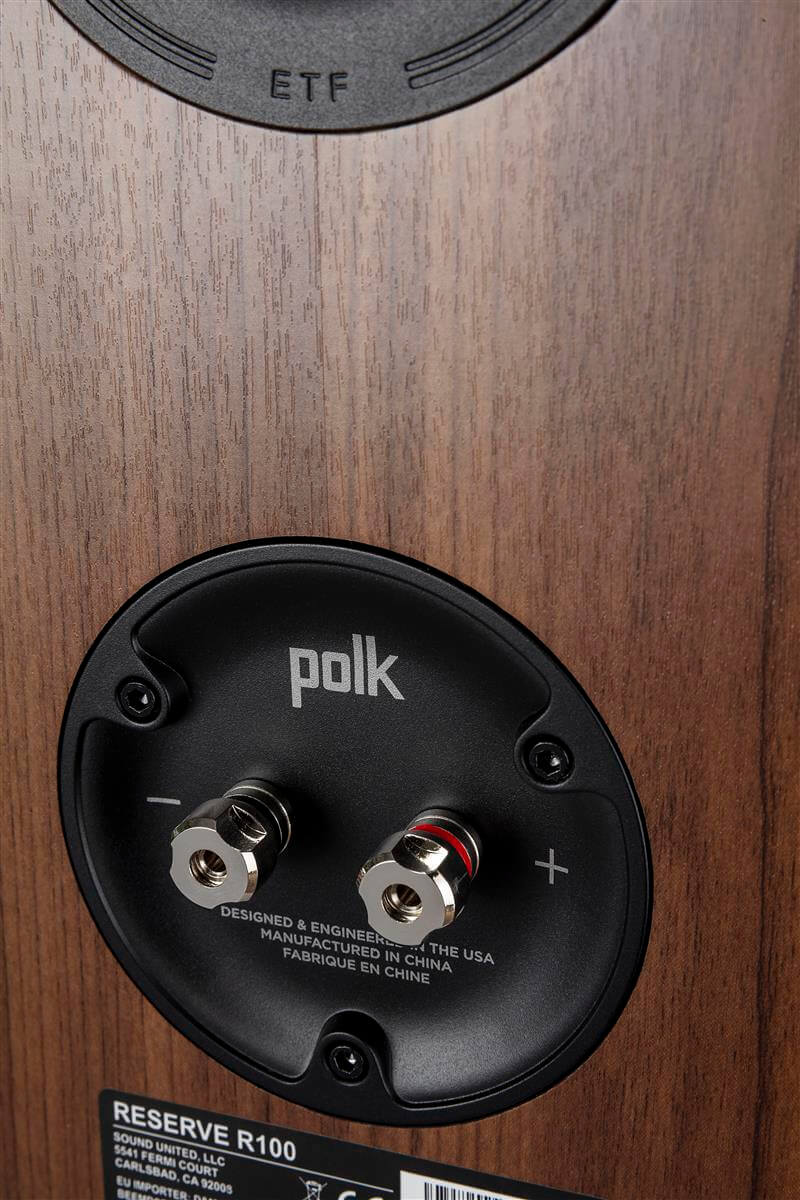 Polk Audio Reserve R100 Bookshelf Speakers Open Box (Pair) - Safe and Sound HQ