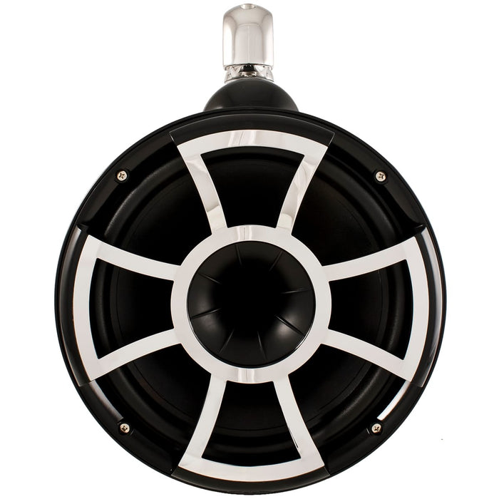 Wet Sounds REV 10 B-SC V2 Revolution Series 10" Black Tower Speaker with TC3 Swivel Clamps (Pair) - Safe and Sound HQ