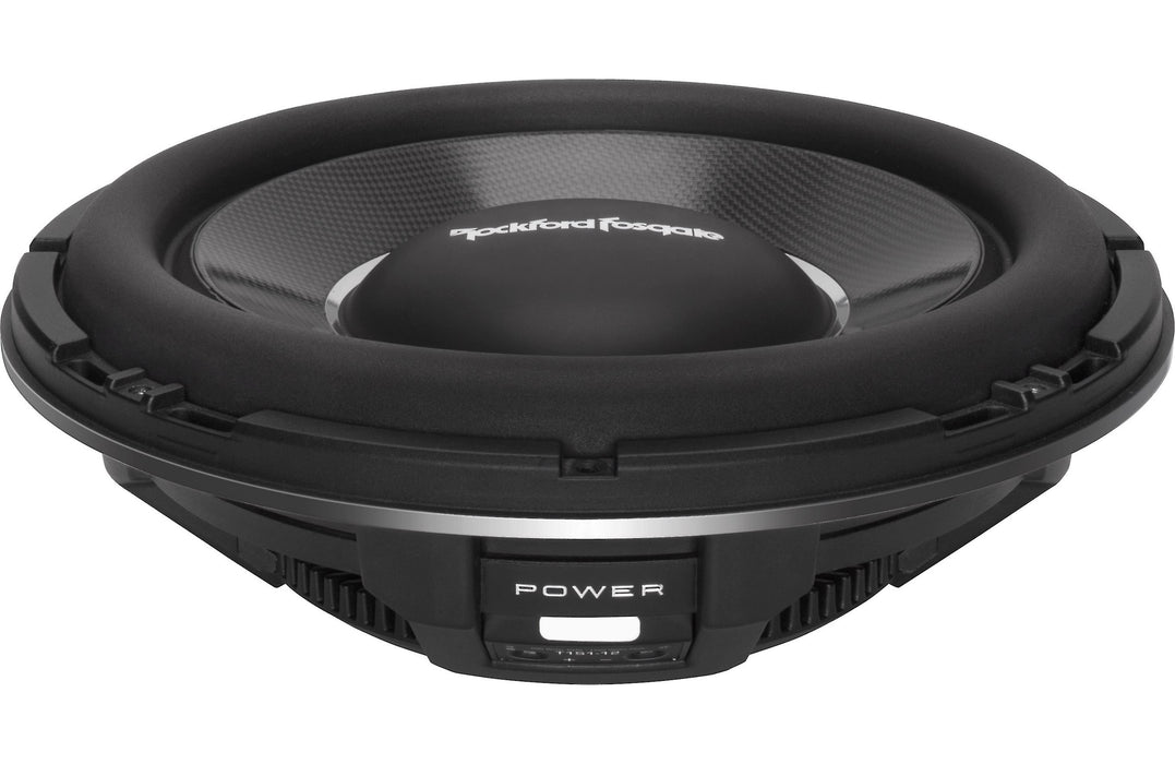 Rockford Fosgate T1S1-12 Power 12" T1 Slim Single 1 Ohm Subwoofer - Safe and Sound HQ