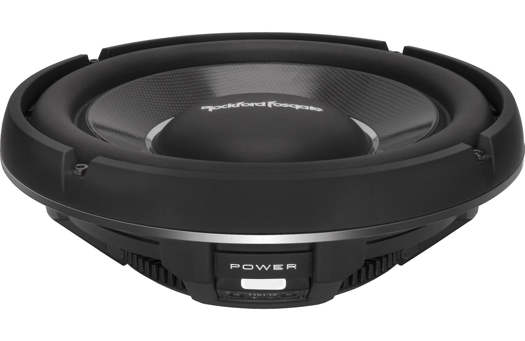 Rockford Fosgate T1S1-12 Power 12" T1 Slim Single 1 Ohm Subwoofer - Safe and Sound HQ